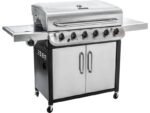Char Broil Gasgrill Convective 640 S mit 6 Brennern und Seitenkocher Edelstahl – Bild 2