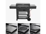 Char-Broil Griddle-Gasgrill Versa-Tile zum Braten, Grillen & Pizzabacken – Bild 6