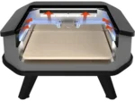Cozze Gas Pizzaofen 13" mit Pizzastein Schwarz-Grau – Bild 2