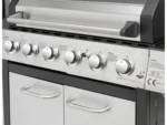 El Fuego Edelstahl-Gasgrill Long Beach ca. 161 x 121 x 59,5 cm – Bild 4