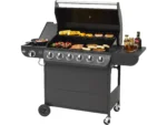 El Fuego Gasgrill Columbus 6 Brenner mit Seitenbrenner Schwarz – Bild 3
