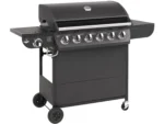 El Fuego Gasgrill Columbus 6 Brenner mit Seitenbrenner Schwarz
