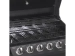 El Fuego Gasgrill Columbus 6 Brenner mit Seitenbrenner Schwarz – Bild 7