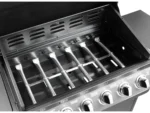 El Fuego Gasgrill Columbus 6 Brenner mit Seitenbrenner Schwarz – Bild 6