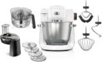 Küchenmaschine Serie 6 MUMS6EW24D, Durchlaufschnitzler, Edelstahlschüssel, weiß