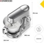 KENWOOD Küchenmaschine Titanium Chef Baker KVC85.594SI – Bild 6