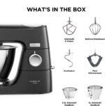 KENWOOD Küchenmaschine Titanium Chef Baker KVC85.004BK – Bild 3