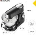 KENWOOD Küchenmaschine Titanium Chef Baker KVC85.004BK – Bild 5