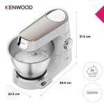 KENWOOD Küchenmaschine Titanium Chef Baker KVC65.001WH – Bild 8