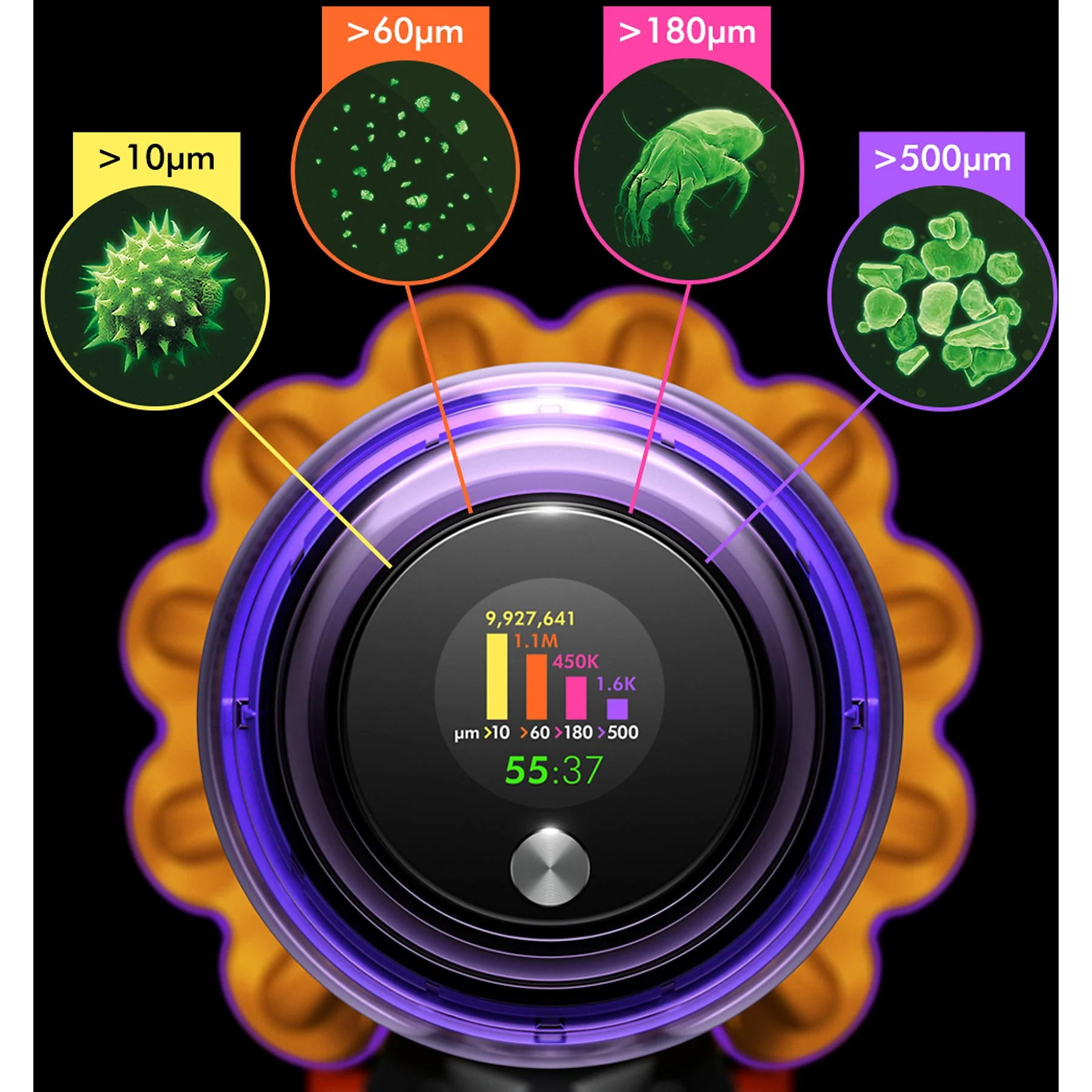 DYSON V12 DETECT SLIM ABSOLUTE (2023) Stielsauger, Akkubetrieb, 545 Watt – Bild 11