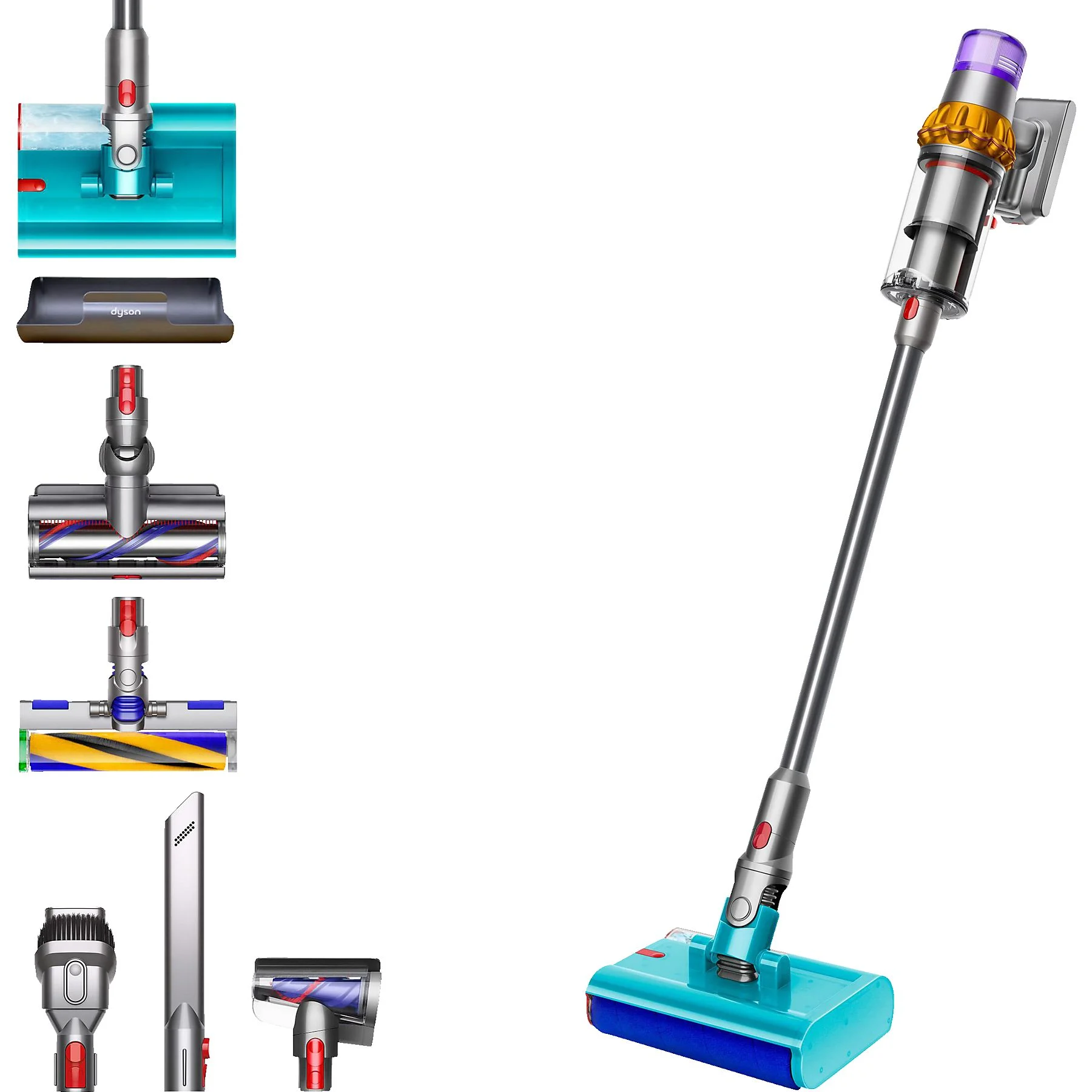 DYSON V15s Detect Submarine Nass Trockensauger, Akkubetrieb, 660 Watt