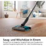 PHILIPS XC8055 01 Aqua Plus Laufzeit bis zu 80 Min., saugen und wischen, kabellos, Akkusauger – Bild 4
