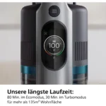 PHILIPS XC8055 01 Aqua Plus Laufzeit bis zu 80 Min., saugen und wischen, kabellos, Akkusauger – Bild 7