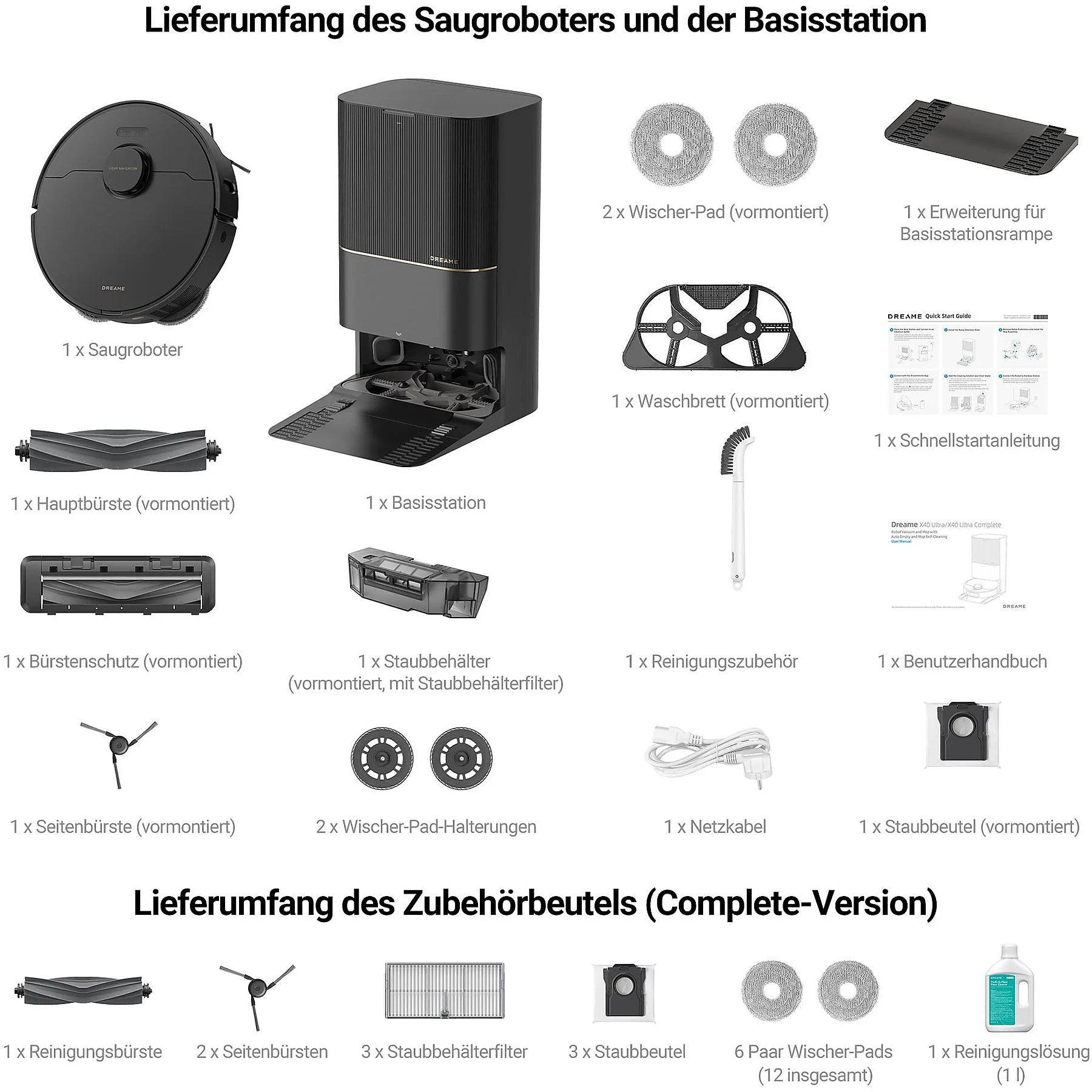 DREAME X40 Ultra Complete Saugroboter – Bild 2