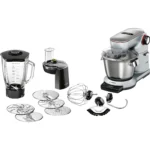 BOSCH MUM9DT5S41 OptiMUM Küchenmaschine Platin/Silber Rührschüsselkapazität: 5,5 l, 1500 Watt – Bild 8
