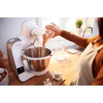 BOSCH MUM 5 XW 20 Küchenmaschine Weiß, Champagne Rührschüsselkapazität: 3,9 l, 1000 Watt – Bild 2