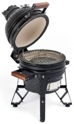 The Bastard Keramikgrill Classic Small schwarz glänzend Modell 2025 – Bild 3