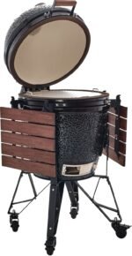 The Bastard Keramikgrill Classic Large - Complete - schwarz glänzend - inkl. YETI ROADIE 24 Kühlbox Navy – Bild 6