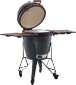 The Bastard Keramikgrill Classic Large - Complete - schwarz glänzend - inkl. YETI ROADIE 24 Kühlbox Navy – Bild 5