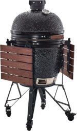 The Bastard Keramikgrill Classic Large - Complete - schwarz glänzend - inkl. YETI ROADIE 24 Kühlbox Navy – Bild 7