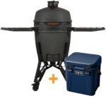 The Bastard Keramikgrill VX Large Complete schwarz matt inkl. YETI ROADIE 24 Kühlbox Navy