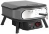 COZZE Pizzaofen elektrisch PREMIUM 34 cm 13" mit drehbarem Pizzastein & Digital-Thermometer - inkl. Hitzeschild