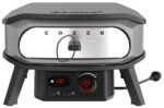 COZZE Pizzaofen elektrisch PREMIUM 34 cm 13" mit drehbarem Pizzastein & Digital-Thermometer - inkl. Hitzeschild – Bild 8