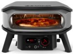 COZZE Pizzaofen Gas PREMIUM 34 cm 13" mit drehbarem Pizzastein & Digital-Thermometer - inkl. Hitzeschild – Bild 3