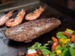 Grillfürst Plancha Grill 2 Brenner mit insgesamt 7 kW und Edelstahl Plancha inkl. 2 Stk. Plancha Spatel und Grillzange – Bild 10