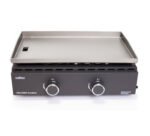 Grillfürst Plancha Grill 2 Brenner mit insgesamt 7 kW und Edelstahl Plancha