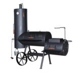 Grillfürst Smoker ST18 Massiver Smoker mit Räucherturm – Bild 2