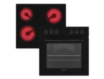 Telefunken Einbauherd-Set Backofen mit Grill und Umluft 65 Liter Vap-Clean ECH65A-B2 – Bild 3