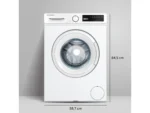 Telefunken Waschmaschine 8kg 1400 U/Min. Inverter Motor AquaStop 15 Programme W-8-1400-A-W weiß – Bild 6