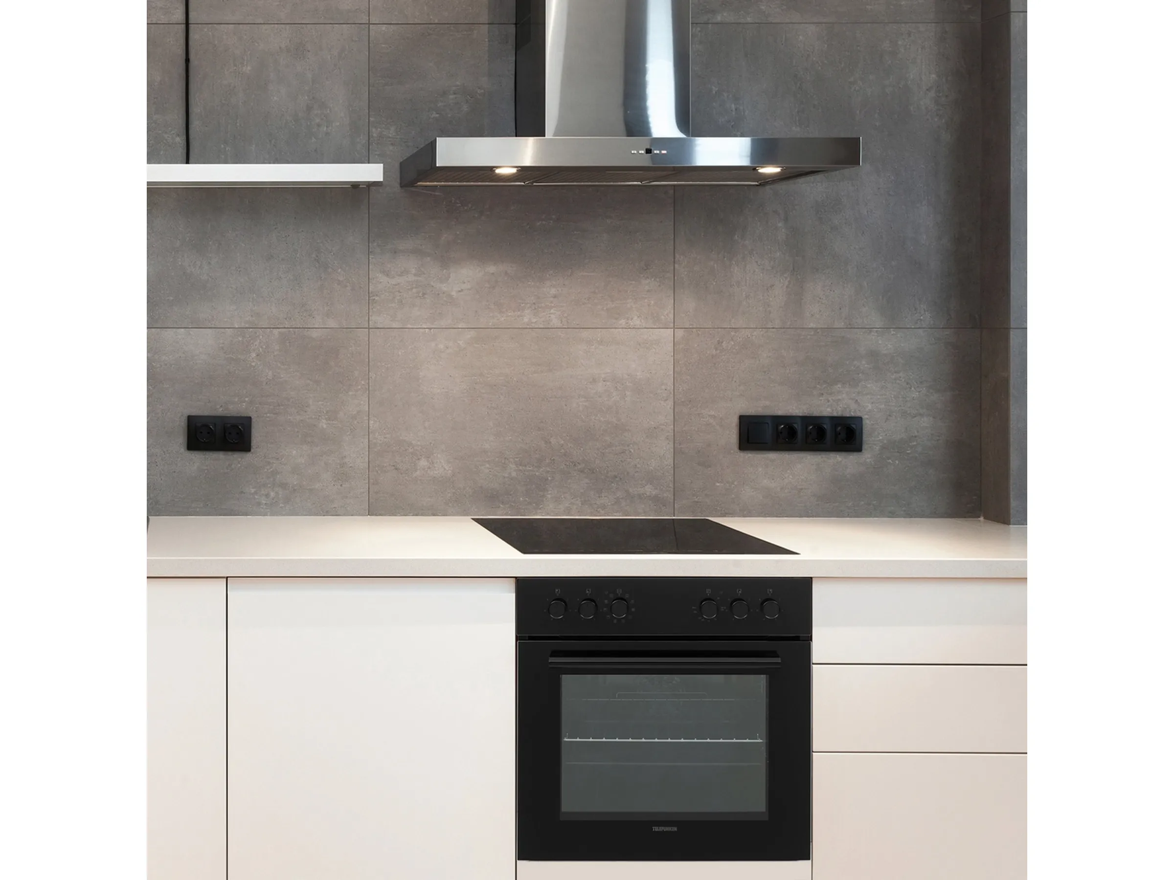 Telefunken Einbauherd-Set Backofen mit Grill und Umluft 65 Liter Vap-Clean ECH65A-B2 – Bild 9