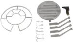 Monolith Grill AVANTGARDE.66 satin-matt Schwarz mit Gestell und Seitentischen inkl. Smoke Set – Bild 2