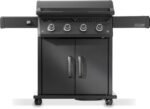 Napoleon Plancha Grill Phantom Rogue Pro 30 mattschwarz mit Edelstahlplancha 70 x 44 cm