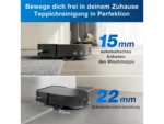 ECOVACS DEEBOT X5 OMNI BLACK Saug- und Wischroboter mit 12.800 Pa Saugkraft – Bild 2