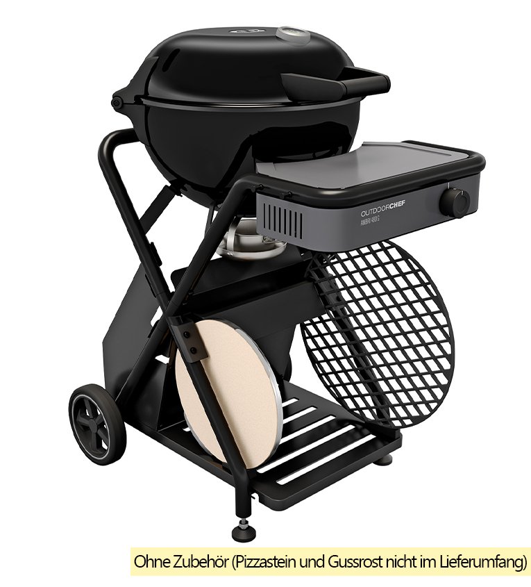 Outdoorchef Gas Kugelgrill Ambri 480 G Evo nkl. Abdeckhaube und Unterbau Kit