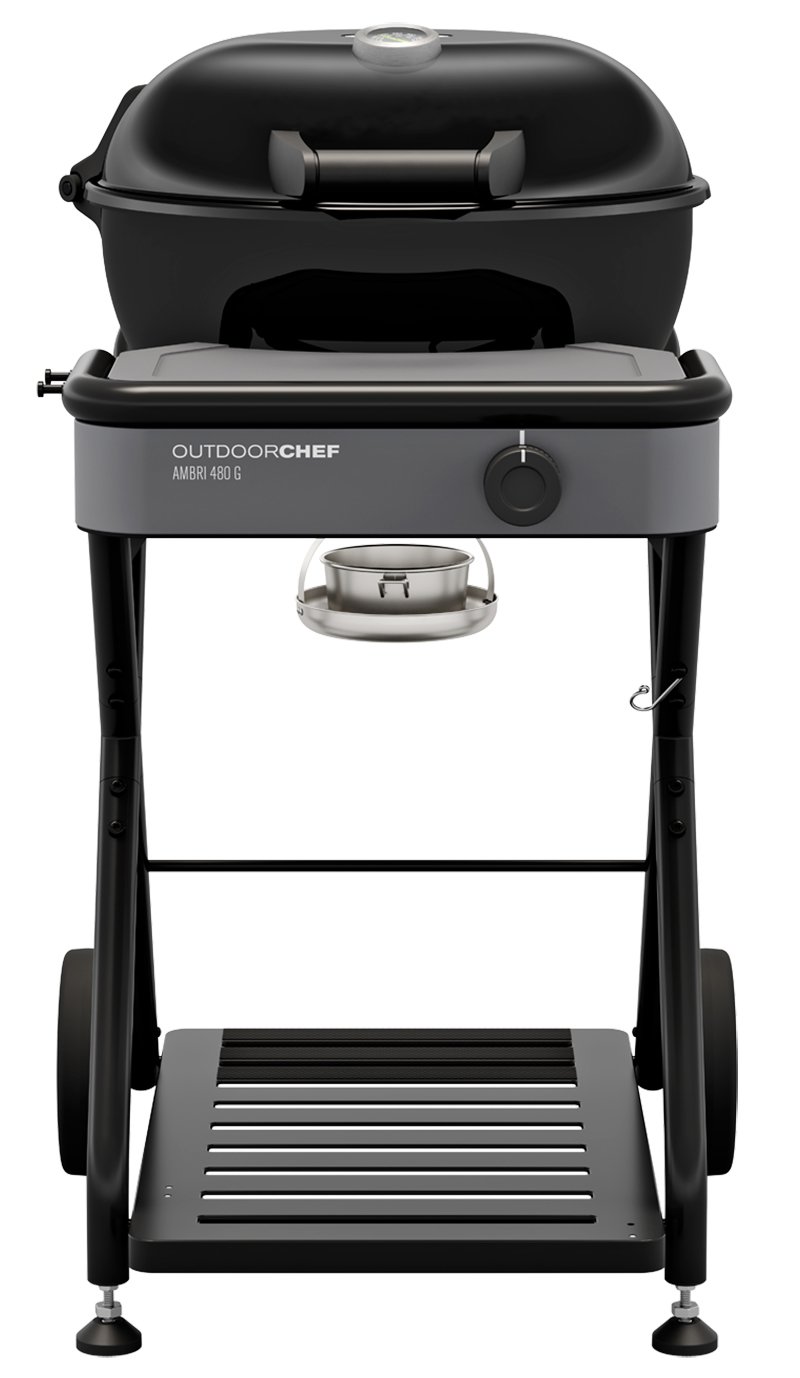 Outdoorchef Gas Kugelgrill Ambri 480 G Evo nkl. Abdeckhaube und Unterbau Kit – Bild 5