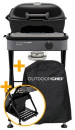 Outdoorchef Gas Kugelgrill Ambri 480 G Evo nkl. Abdeckhaube und Unterbau Kit – Bild 12