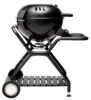 Outdoorchef Gas Kugelgrill Ascona 570 G All Black - GOURMETSET mit Pfanne, Lochblech und Pizzastein