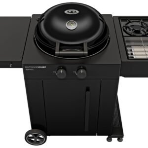 Outdoorchef Gas Kugelgrill Station AROSA 570 G EVO PLUS Black mit Blazing Cooking Zone