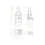 Palazzetti Grillkamin Andros 3 inkl. Montagematerial – Bild 3