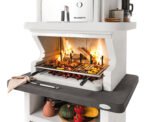 Palazzetti Grillkamin Balos mit Pizzaofen inkl. Montagematerial – Bild 3