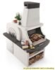 Palazzetti Grillkamin Bastia mit Pizzaofen inkl. Montagematerial