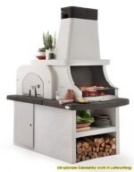 Palazzetti Grillkamin Bastia mit Pizzaofen inkl. Montagematerial – Bild 2