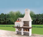 Palazzetti Grillkamin Grado 2 mit Pizzaofen inkl. Montagematerial – Bild 4