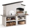 Palazzetti Grillkamin New Zealand 2 mit Pizzaofen inkl. Montagematerial