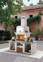 Palazzetti Grillkamin Pamplona mit Pizzaofen inkl. Montagematerial – Bild 2