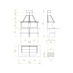 Palazzetti Grillkamin Patmos inkl. Montagematerial – Bild 3